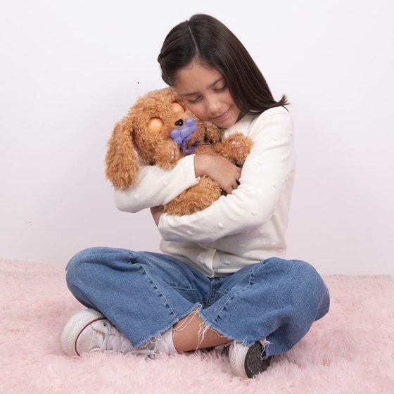 Λούτρινο AS COMPANY Baby Paws Labradoodle Διαδραστικό Σκυλάκι (30.4cm) 1607-92115 image 5