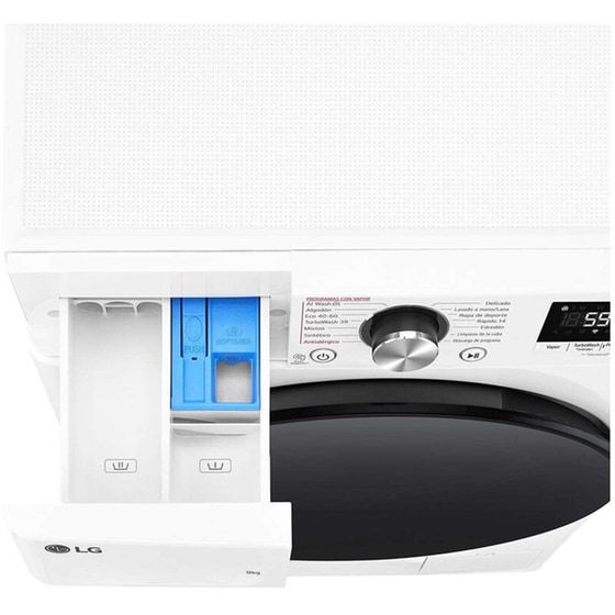 LG F4R7009TSWB 9 kg 1.400 Στροφές Λευκό με Wi-Fi Πλυντήριο Ρούχων image 7