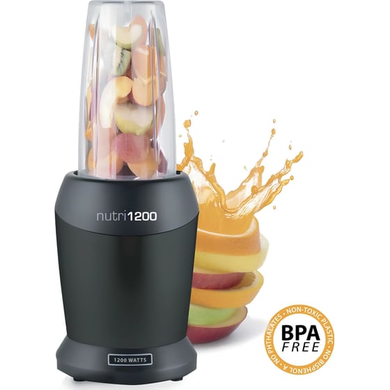 Μπλέντερ HOMVERO NUTRI 1200 TS-15721N 1 L 1200W 8 Σε 1 Μαύρο image 3