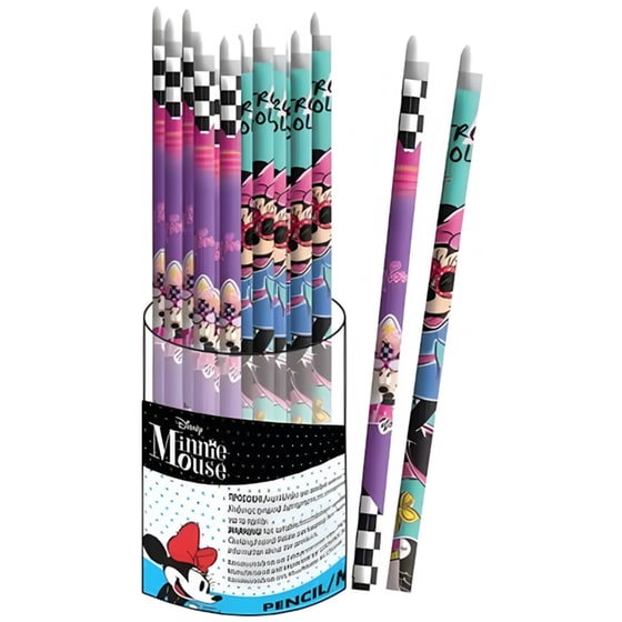 Μολύβι Gim με Γόμα HB Minnie (1 Τεμάχιο) image 0