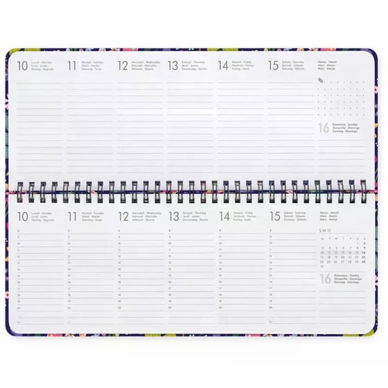 Ημερολόγιο Desk Planner Legami 2026 12Μ Flowers image 1