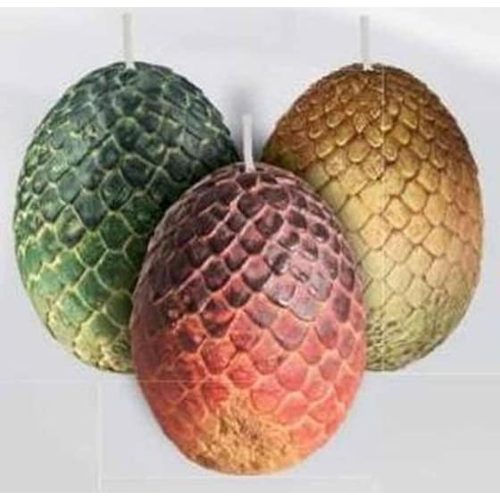 Game of Thrones: Sculpted Dragon Egg Candles image 0