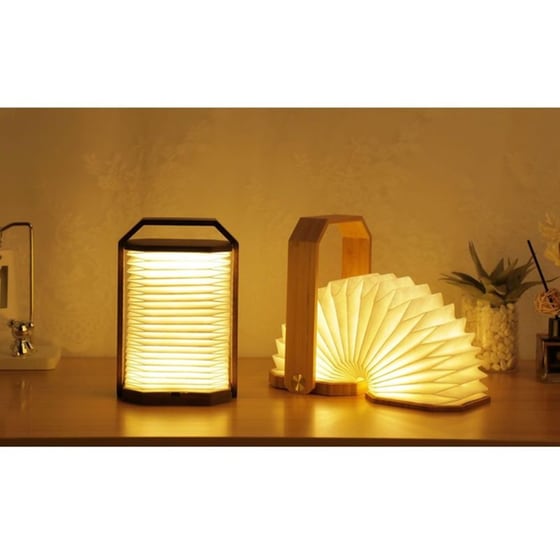 Φωτιστικό&nbsp;Γραφείου&nbsp;Gingko Smart&nbsp;Origami&nbsp;Natural Walnut image 1