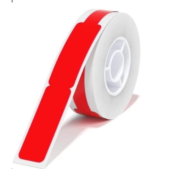 Κασέτα Ετικετογράφου NIIMBOT 12.5x74mm 65 Ετικέτες - Κόκκινο image 0