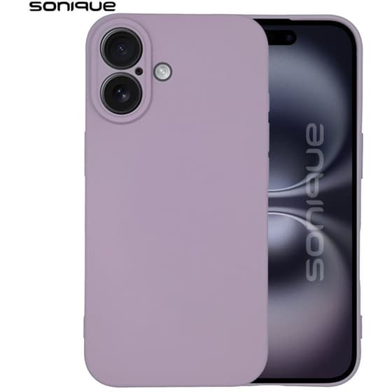 Θήκη Σιλικόνης My Colors Sonique Apple Iphone 16 Plus Λιλά image 0