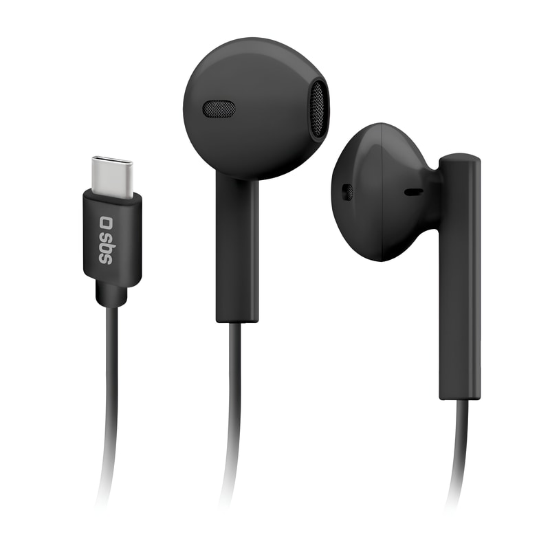 SBS Ακουστικά Handsfree SBS Studio Mix 65C USB-C - Μαύρα