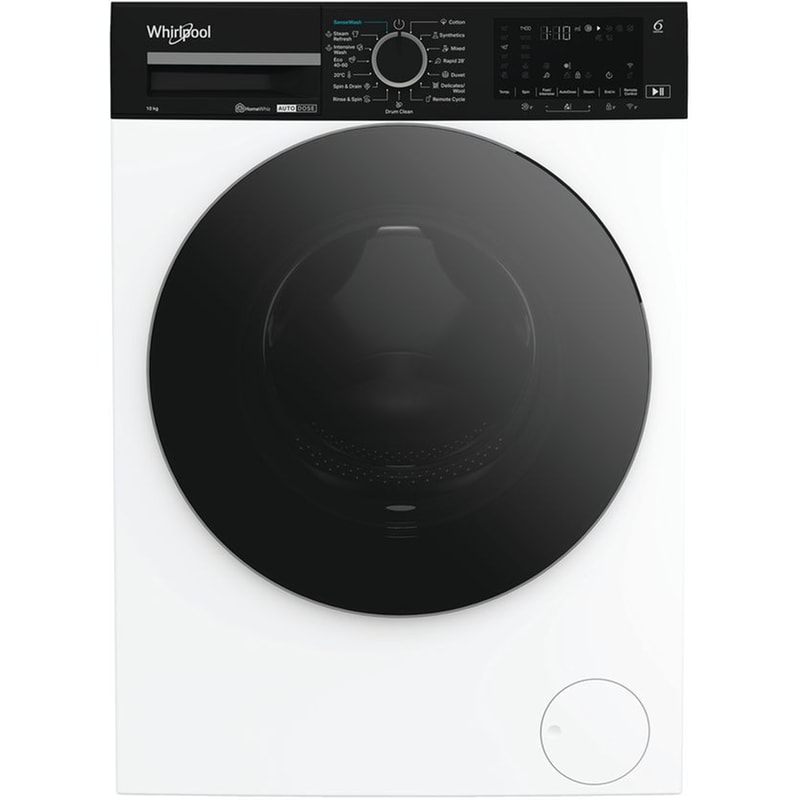 WHIRLPOOL WPM 07W ADS EE 10 kg 1.400 Στροφές Λευκό Πλυντήριο Ρούχων