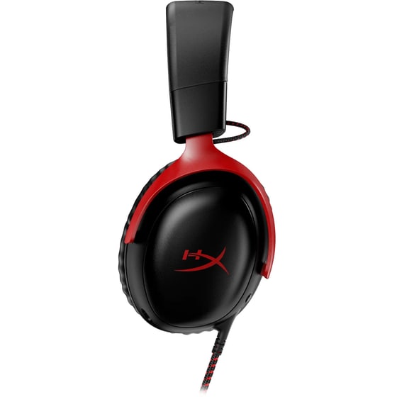 HyperX Cloud III Gaming Ενσύρματα Ακουστικά 3.5mm/USB/USB Type-C - Μαύρα/Κόκκινα image 2