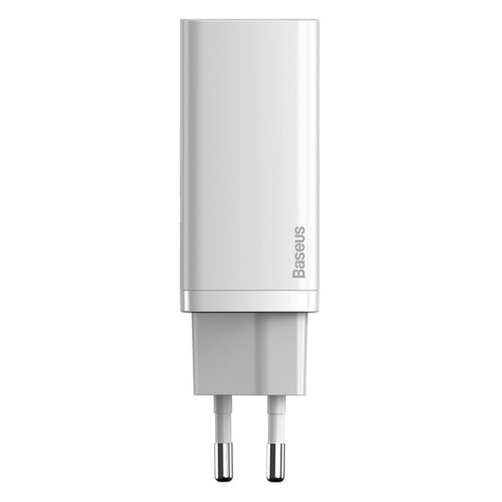 Φορτιστής Πρίζας Baseus GaN2 Lite 2 port Usb-C,Usb 65W - White image 2