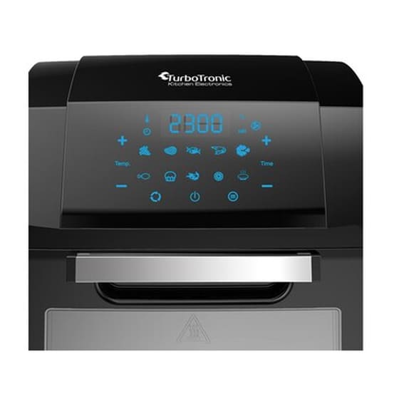 Turbotronic Ψηφιακός Φούρνος Θερμού Αέρα 1500w Χωρ. 12l Με Led Φωτισμό, Tt-af2 image 1
