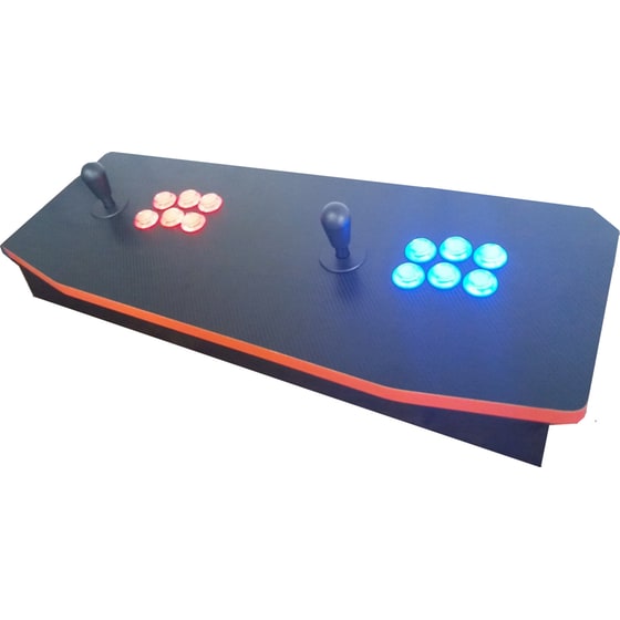 Ρετρό Κονσόλα Retroid VS Μαύρη με φωτιζόμενα κόκκινα και μπλέ κουμπιά image 0