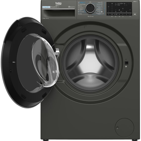 BEKO B5WFU69415MB2 ES 9 kg 1.400 Στροφές με WiFi Inox Πλυντήριο Ρούχων image 3