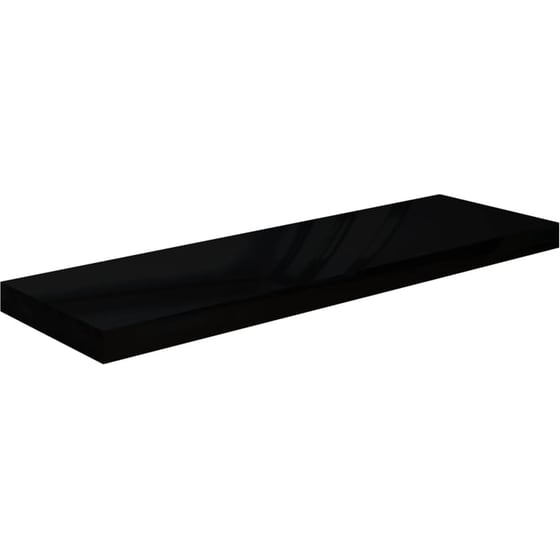 Ράφι Τοίχου VidaXL από MDF 80x23.5x3.8 cm - Μαύρο image 0