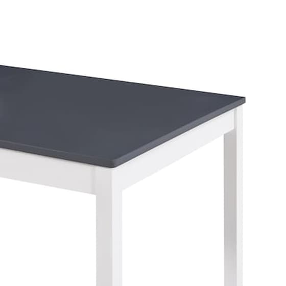 Τραπεζαρία Vidaxl από Ξύλο Πεύκου 180x90x73 cm -  Λευκό/Γκρι image 5