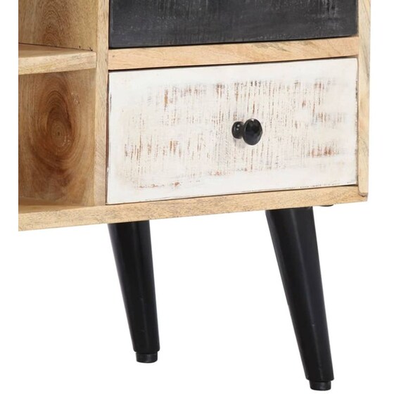 Έπιπλο Τηλεόρασης VidaXL Ξύλινο 115x30x47cm - Πολύχρωμο image 6