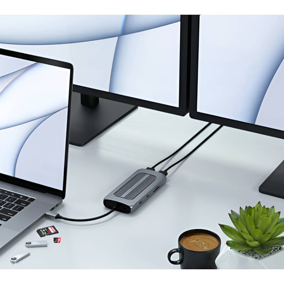 Docking Station Satechi ST-UCMXAM 10-Port USB 3.0 συμβατό με USB-C image 7