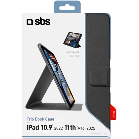 Θήκη Tablet Apple iPad 10th Gen/11th Gen - SBS Book Case Pro with Stand - Black image 1