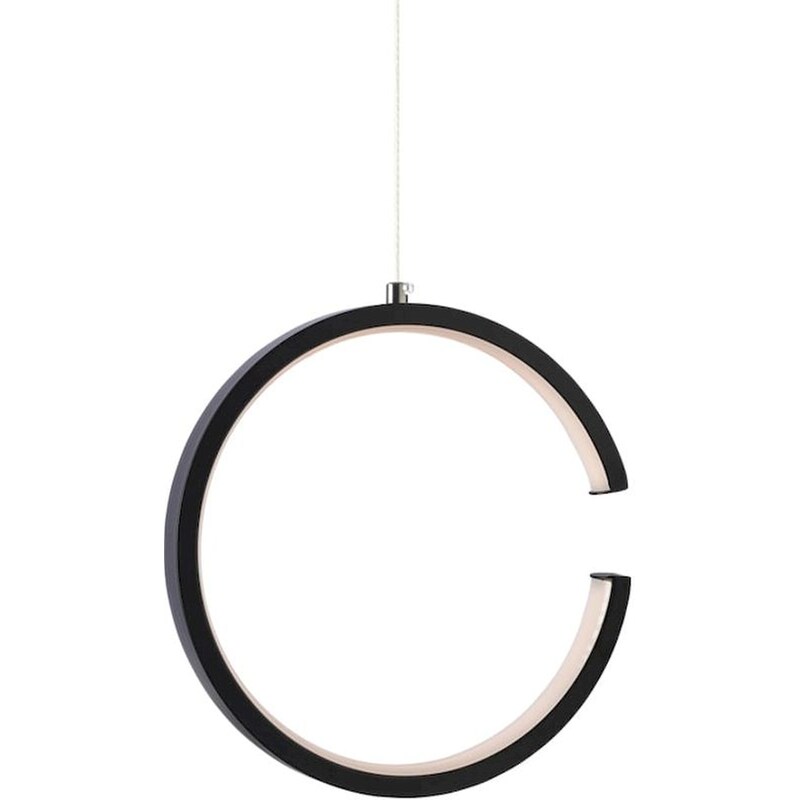 Φωτιστικό Οροφής Led Aca Euclid3 V28ledp22bk Μεταλλικό - Μαύρο ACA DECOR