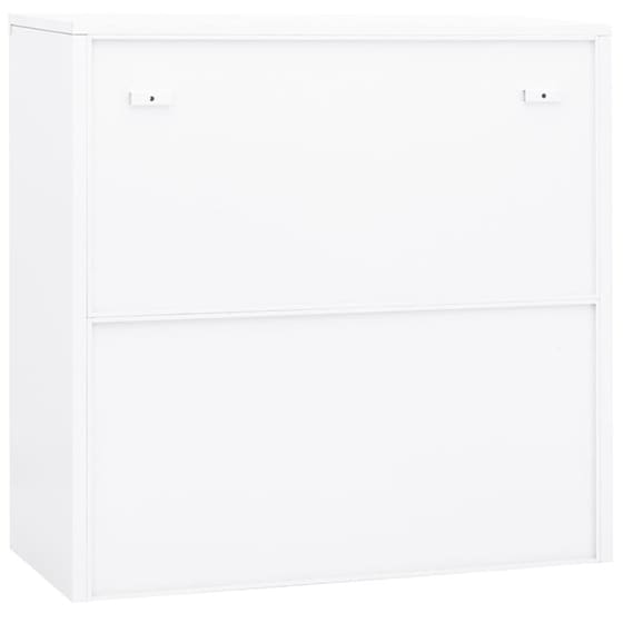 Ντουλάπι Γραφείου VidaXL από Ατσάλι 90x40x90 cm - Λευκό image 3