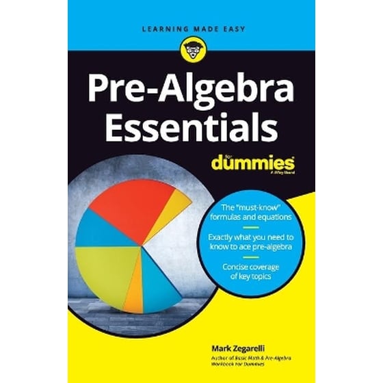 Pre-Algebra Essentials For Dummies image 0