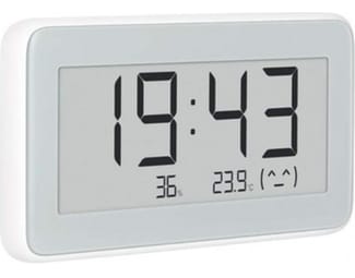 Μετεωρολογικός Σταθμός Xiaomi Temperature and Humidity Monitor Clock - Λευκό image 1