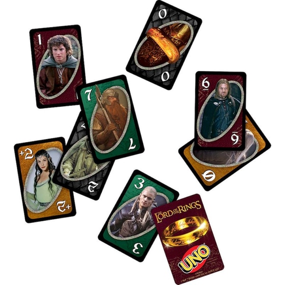 Επιτραπέζιο Uno Lord of the Rings (Mattel) image 1