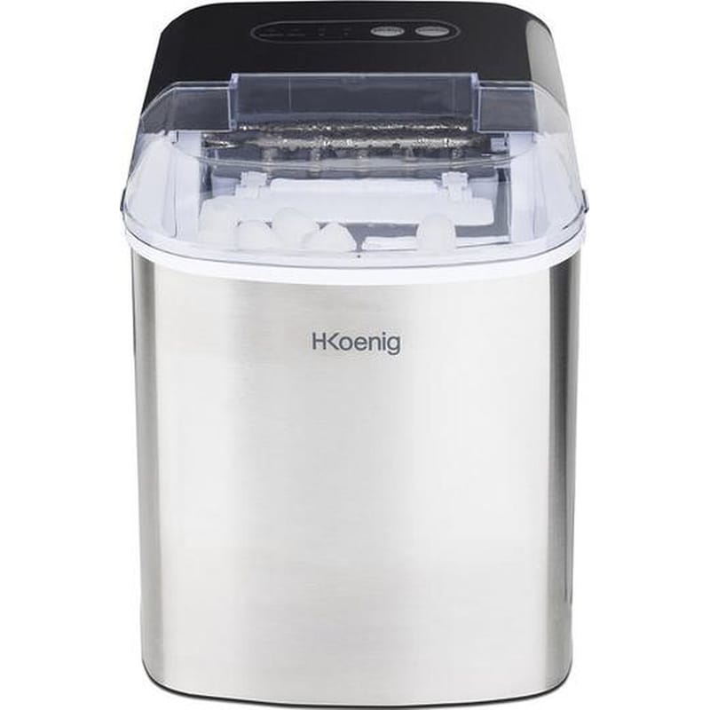 H.KOENIG Παγομηχανή H.KOENIG ICEK12 120 W 2.1 L Ασημί