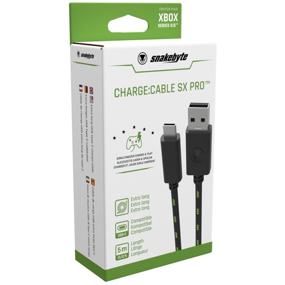 Καλώδιο Snakebyte Cable Pro USB-Α - USB-C για XBOX Series X 5m - Μαύρο image 1