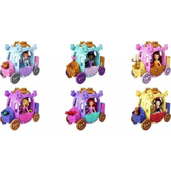 Μίνι Κούκλες με Άμαξα Disney Princesses - Τυχαία Επιλογή image 1