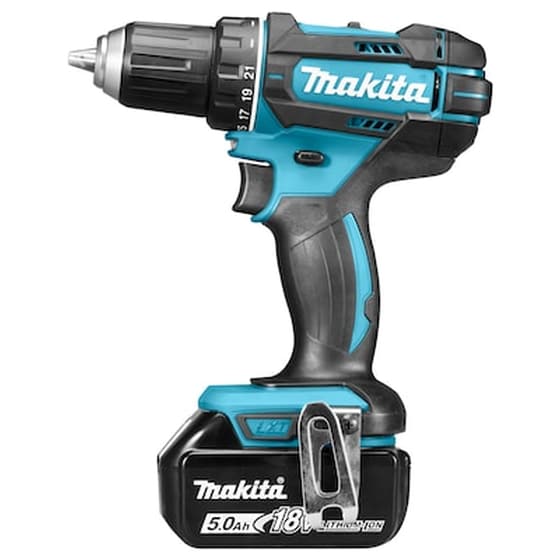 Makita Ddf482rtj 18v 2x Bl1850b Cordless Drill Driver image 0