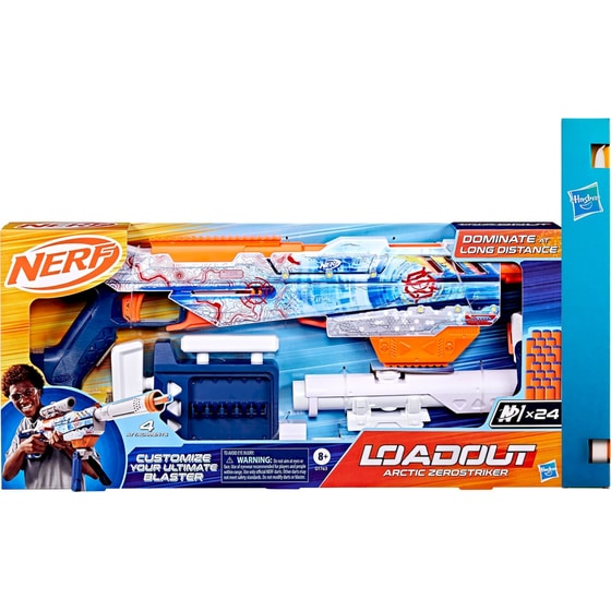 Παιχνιδολαμπάδα Nerf Εκτοξευτής Loadout Arctic Zerostriker (G1763) image 0