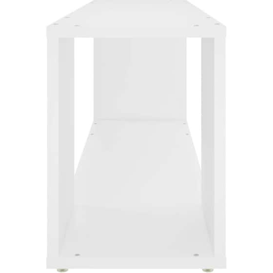 Έπιπλο Τηλεόρασης VidaXL από Μοριοσανίδα 100x24x32cm - Λευκό image 2