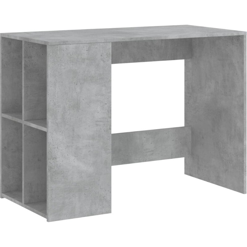 Γραφείο VidaXL από Επεξεργασμένο Ξύλο 102x50x75 cm - Γκρι Σκυροδέματος