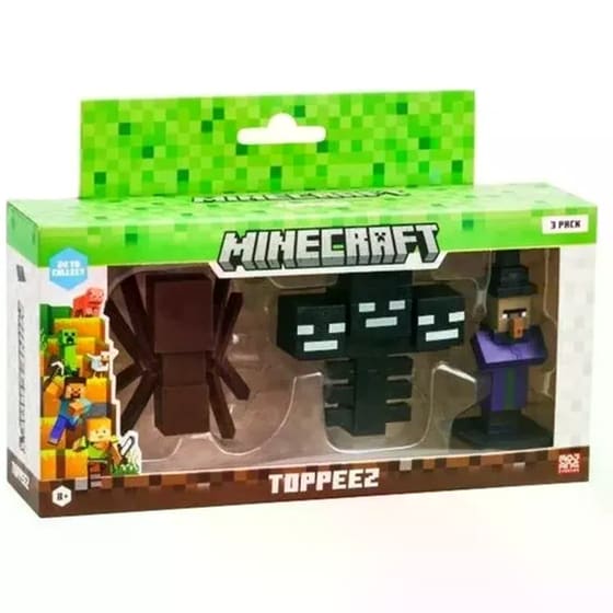 Minecraft Φιγούρες 3D Toppeez (6cm) 3 Τμχ - Τυχαία Επιλογή Σχεδίου image 5