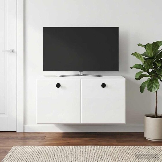Επιτοίχιο Έπιπλο Τηλεόρασης VidaXL 59.5x41x30 cm - Γκρι image 3