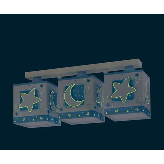 Παιδικό Φωτιστικό Οροφής Ango Moon 63233NT - Μπλε image 3