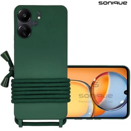 Θήκη Xiaomi Redmi 13C 4G - Sonique Με Κορδόνι Carryhang - Πράσινο