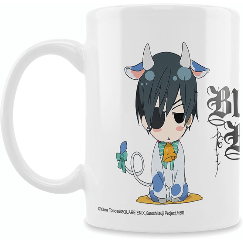 SAKAMI MERCHANDISE Κούπα Sakami Black Butler Cow Costumes Κεραμική 320 ml - Λευκή