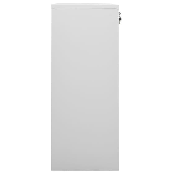 Ντουλάπι Γραφείου VidaXL από Ατσάλι 90x40x102 cm - Ανοιχτό Γκρι image 1
