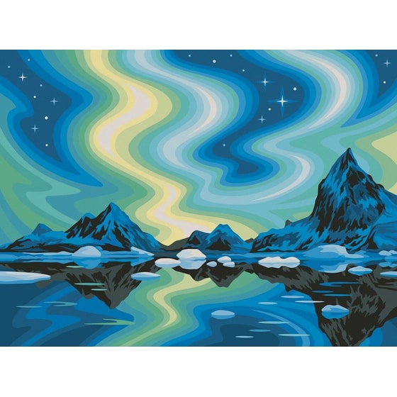 Ravensburger CreArt Canvas Northern Lights - Βόρειο Σέλας image 1