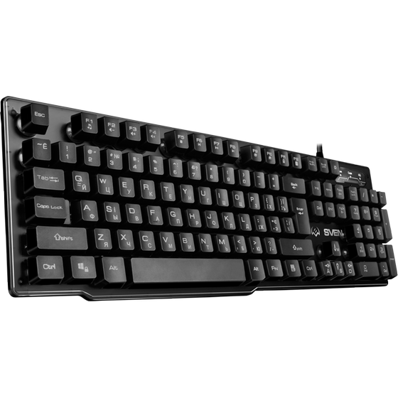 Gaming Set Sven KB-G8500 Gaming Ενσύρματο Πληκτρολόγιο Μεμβράνης RGB (US) + Sven RX-270W Gaming Ασύρματο Ποντίκι - Black image 5