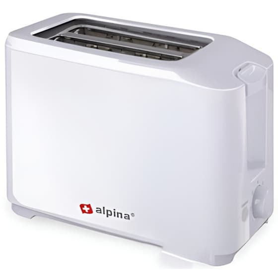 ALPINA SWITZERLAND 00104773 2 Θέσεων 700W Λευκό Φρυγανιέρα image 0