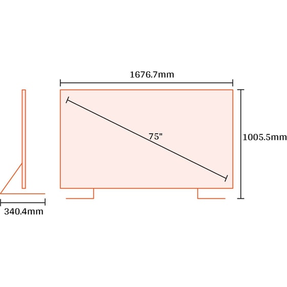 Samsung LED 75" 4K Smart Hotel TV Τηλεόραση HG75BU800EUXEN image 1
