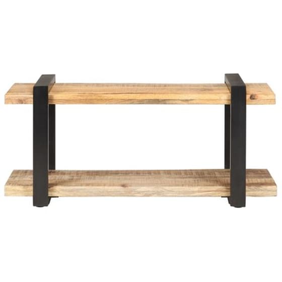 Έπιπλο Τηλεόρασης VidaXL Ξύλο Μάνγκο 90x40x40cm - Μπεζ image 2