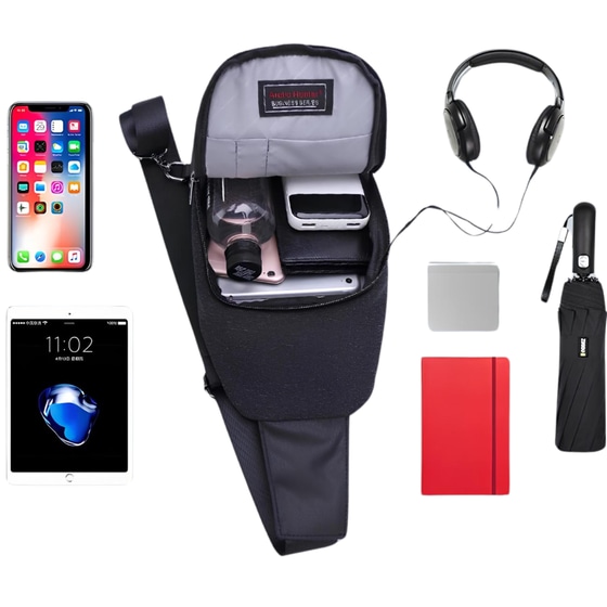 Τσάντα Crossbody Arctic Hunter XB0058-BK -3,7lt - Μαύρη image 2