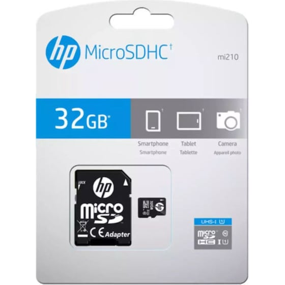 HP microSDHC 32GB Class 10 U1 με αντάπτορα image 2