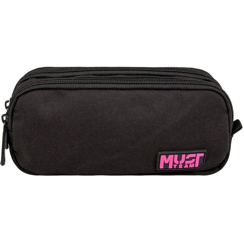 Κασετίνα Βαρελάκι Must Team Black/Pink