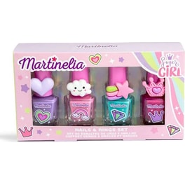Martinelia Super Girl Nails & Rings Set Παιδικό Σετ Ομορφιάς