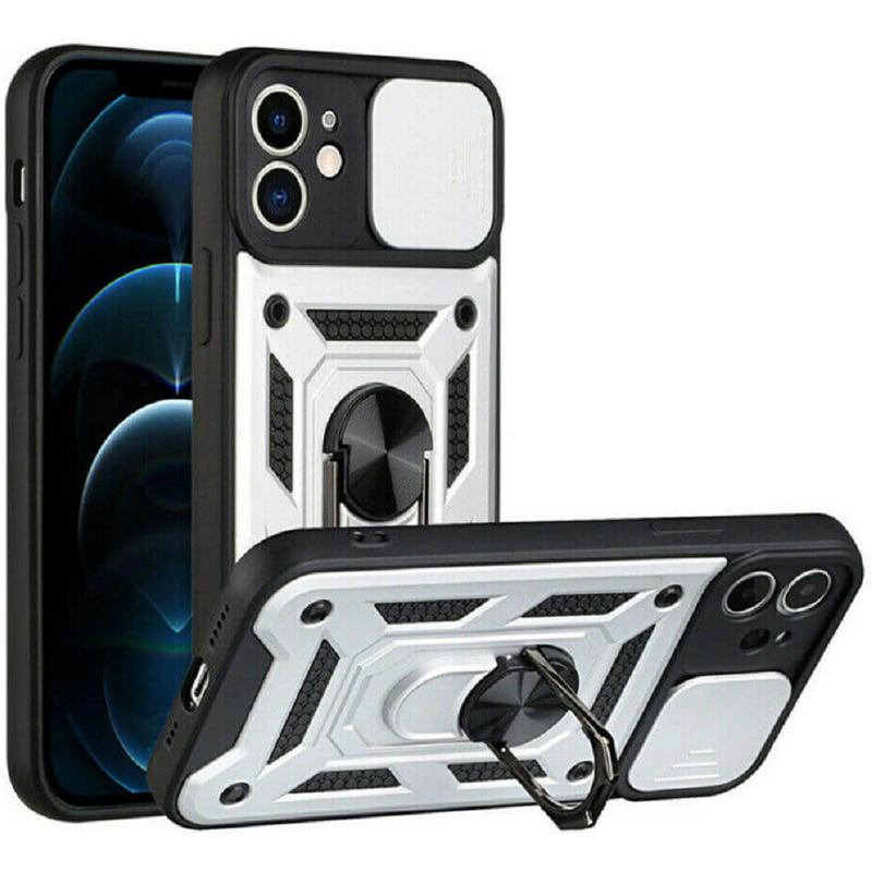 Θήκη Apple iPhone 11 - Bodycell Armor Slide - Ασημί