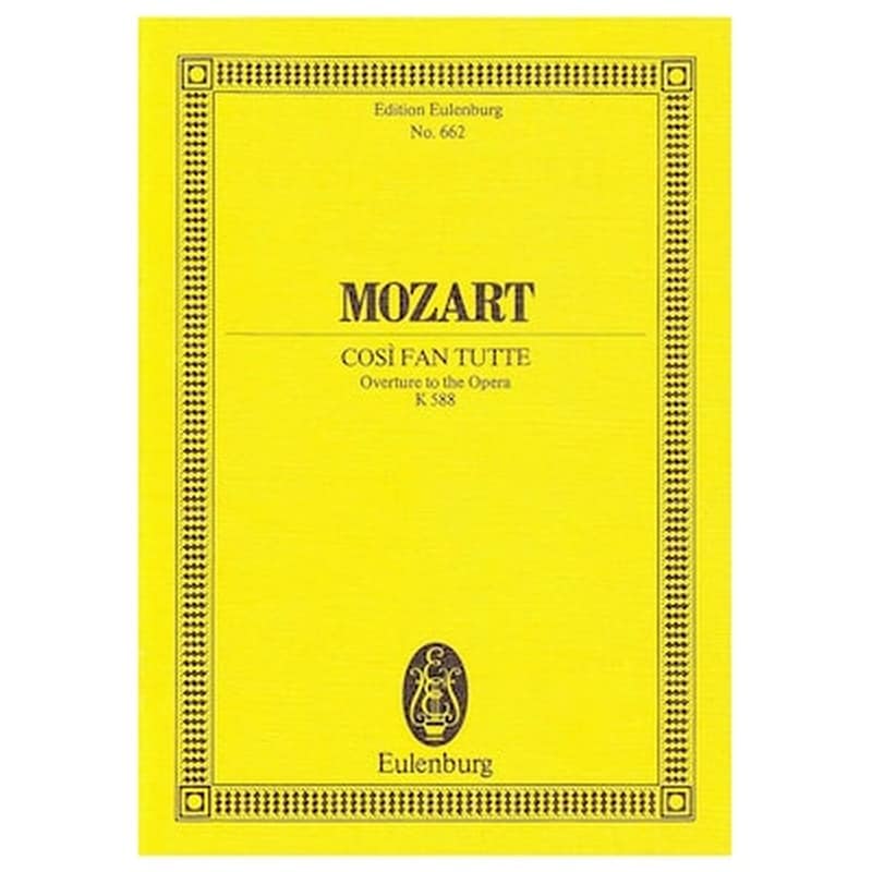 EDITIONS EULENBURG Βιβλίο Για Σύνολα Editions Eulenburg Mozart - Così Fan Tutte Overture